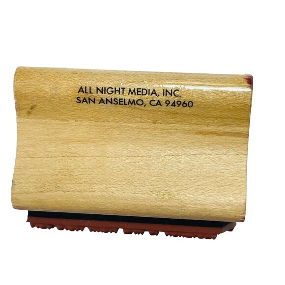 Vintage Winnie The Pooh Stamp Promise Youll Never Forget Me Disney Rubber Wood - Picture 3 of 8